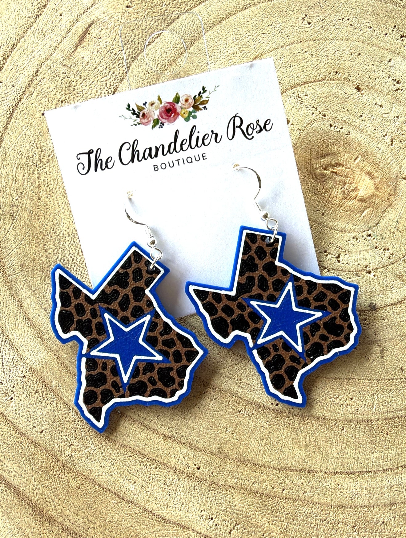 Leopard Star Earrings