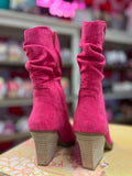 VERY G MOROCCO PINK BOOTIES