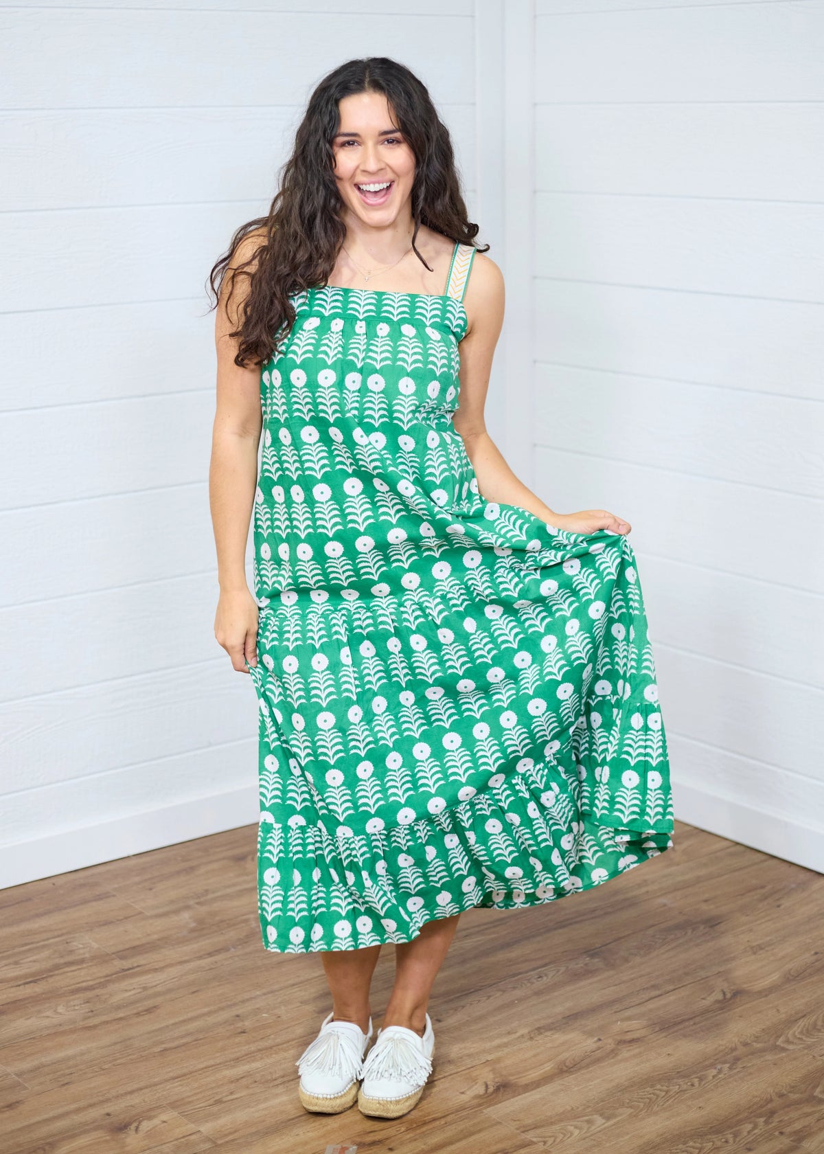 THE DEMI DRESS - GREEN