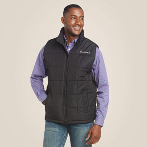 ARIAT MENS CRIUS INSULATED VEST - BLACK