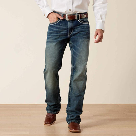 ARIAT MENS M4 LOW RISE COLTRANE BOOT CUT JEAN - DURANGO