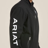 ARIAT MENS NEW TEAM SOFTSHELL JACKET - BLACK