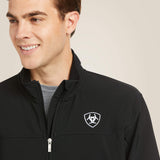 ARIAT MENS NEW TEAM SOFTSHELL JACKET - BLACK