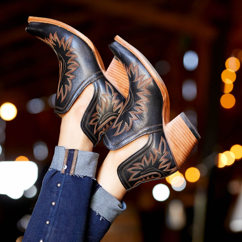 ARIAT DIXON X TOE WESTERN BOOT - BROOKLYN BLACK