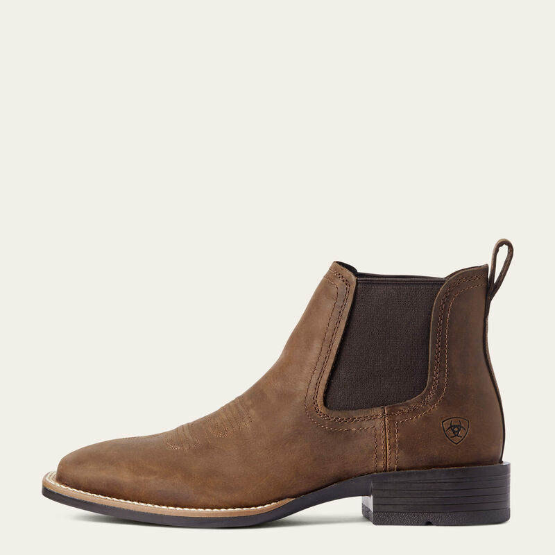 ARIAT MENS BOOKER ULTRA WESTERN BOOT - DISTRESSED TAN