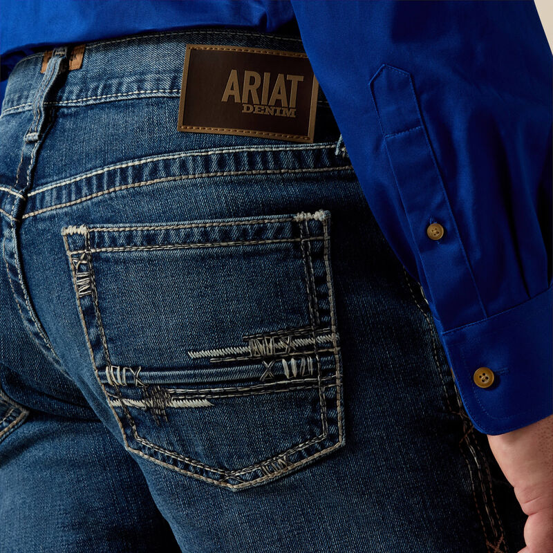 ARIAT MENS M2 RELAXED STRETCH ADKINS BOOT CUT JEAN - SUMMIT