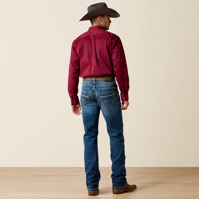ARIAT MENS M4 RELAXED HUGO BOOT CUT FIT JEANS - BANNOCK