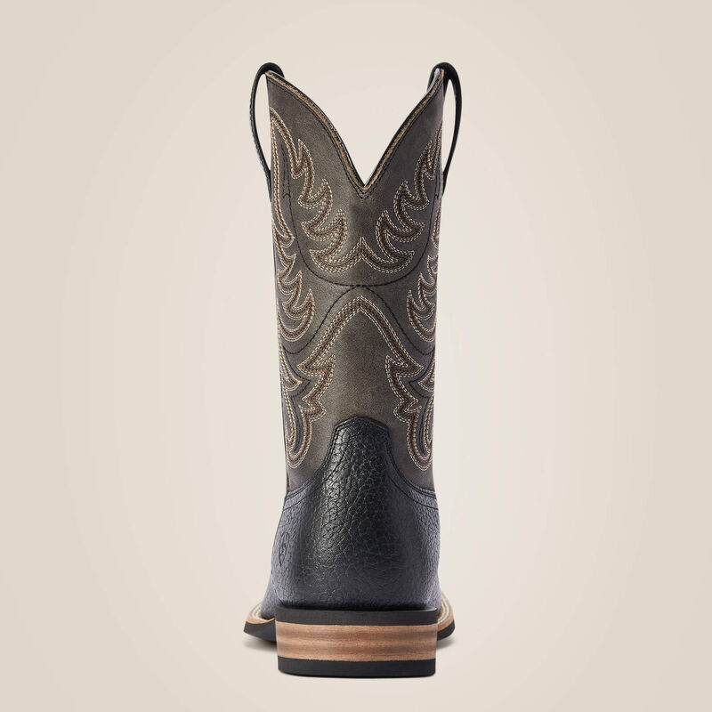 ARIAT MENS EVERLITE COUNTDOWN WESTERN BOOT - BLACK/SLATE GREY