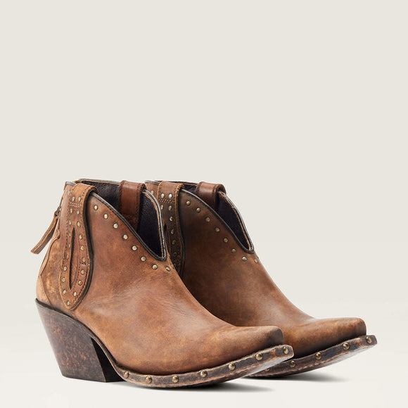 ARIAT GREELEY NATURALLY DISTRESSED BROWN WESTERN BOOT