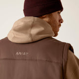 ARIAT MENS GRIZZLY 2.0 CANVAS CONCEAL AND CARRY VEST - BRACKEN