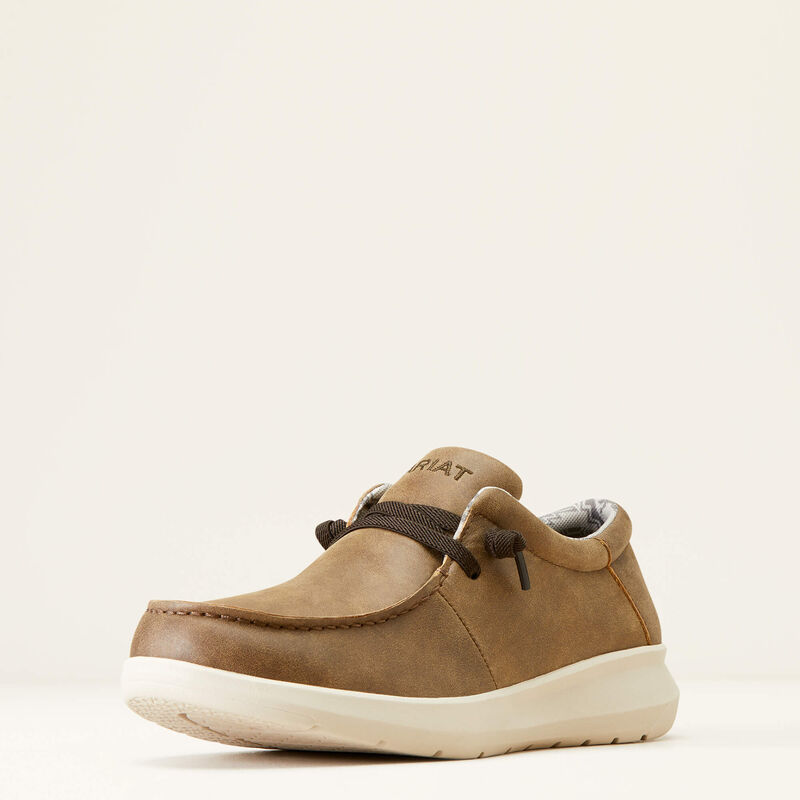 ARIAT MENS HILO BROWN BOMBER SHOES