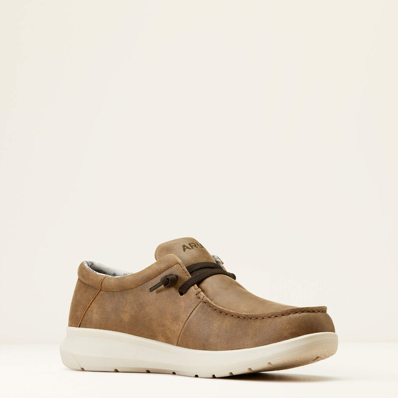 ARIAT MENS HILO BROWN BOMBER SHOES