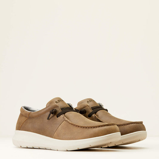 ARIAT MENS HILO BROWN BOMBER SHOES