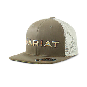 ARIAT MENS SOUTHWEST EMBROIDERED LOGO TRUCKER CAP