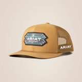 ARIAT MENS AZTEC LOGO PATCH TRUCKER CAP