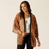 ARIAT WOMENS FAWN KIMONO WRAP