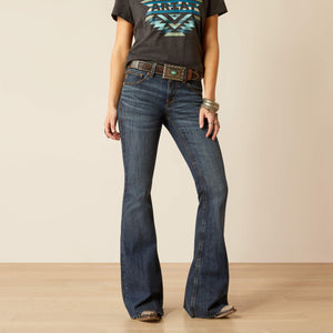 ARIAT WOMEN'S PERFECT RISE KALLIE FLARE JEANS - FLORIDA