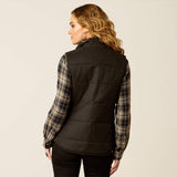 ARIAT WOMEN'S GRIZZLY QUILTED VEST - BLACK