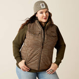 ARIAT WOMEN'S GRIZZLY QUILTED VEST - BANYAN BARK