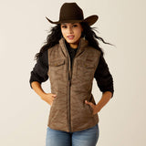 ARIAT WOMEN'S GRIZZLY QUILTED VEST - BANYAN BARK