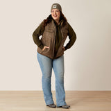 ARIAT WOMEN'S GRIZZLY QUILTED VEST - BANYAN BARK