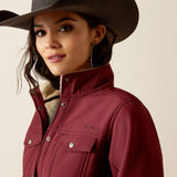 ARIAT WOMEN'S BERBER BACK SOFTSHELL JACKET - TAWNY PORT