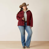 ARIAT WOMEN'S BERBER BACK SOFTSHELL JACKET - TAWNY PORT