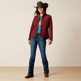 ARIAT WOMEN'S BERBER BACK SOFTSHELL JACKET - TAWNY PORT