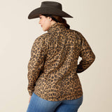 ARIAT WOMEN'S NEW TEAM SOFTSHELL PRINT JACKET - LILA LEOPARD