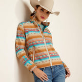 ARIAT WOMEN'S NEW TEAM SOFTSHELL PRINT JACKET - FALLON SERAPE PRINT