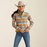 ARIAT WOMEN'S NEW TEAM SOFTSHELL PRINT JACKET - FALLON SERAPE PRINT