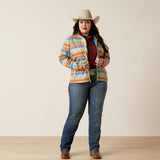 ARIAT WOMEN'S NEW TEAM SOFTSHELL PRINT JACKET - FALLON SERAPE PRINT