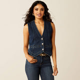 ARIAT WOMEN'S TAILORED VEST - MIDNIGHT