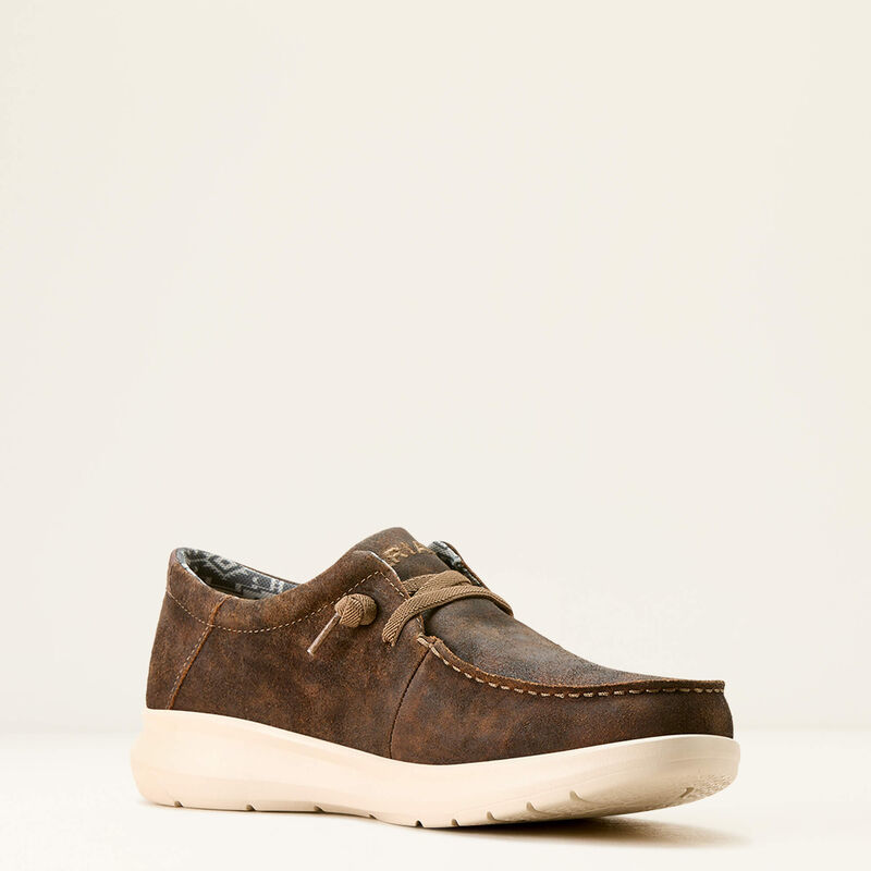 ARIAT MENS HILO SHOE - WESTERN BROWN