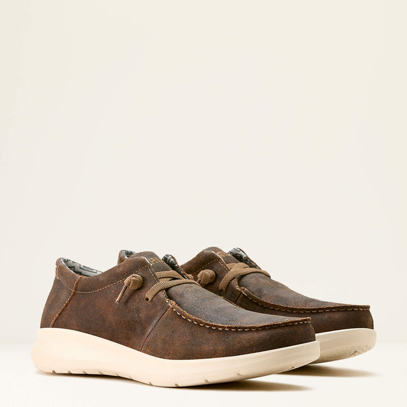 ARIAT MENS HILO SHOE - WESTERN BROWN