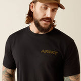 ARIAT MENS WESTERN WEAR TSHIRT - BLACK