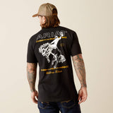 ARIAT MENS WESTERN WEAR TSHIRT - BLACK