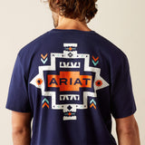 ARIAT MENS ARIAT SHORT SLEEVE SOUTHWEST POCKET T-SHIRT