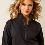 ARIAT WOMEN'S WHISPER PULLOVER JACKET - BLACK