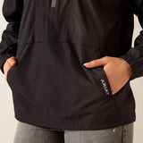 ARIAT WOMEN'S WHISPER PULLOVER JACKET - BLACK