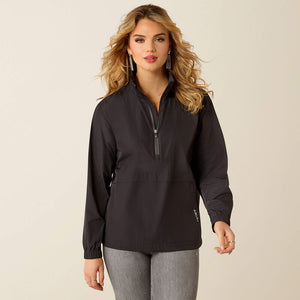 ARIAT WOMEN'S WHISPER PULLOVER JACKET - BLACK