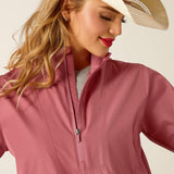 ARIAT WOMEN'S WHISPER PULLOVER JACKET - ROSE WINE