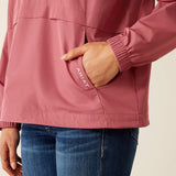 ARIAT WOMEN'S WHISPER PULLOVER JACKET - ROSE WINE