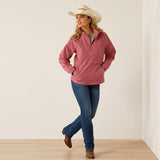 ARIAT WOMEN'S WHISPER PULLOVER JACKET - ROSE WINE