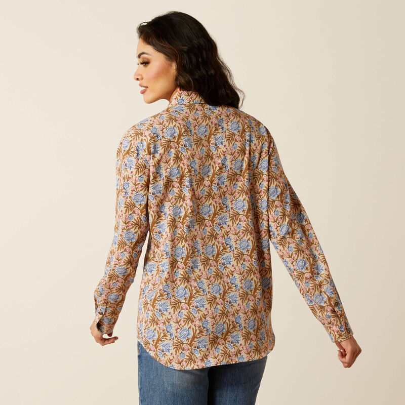 ARIAT WOMEN'S HOMESTYLE  BUTTON DOWN LONG SLEEVE SHIRT - PRAIRIE FLORAL