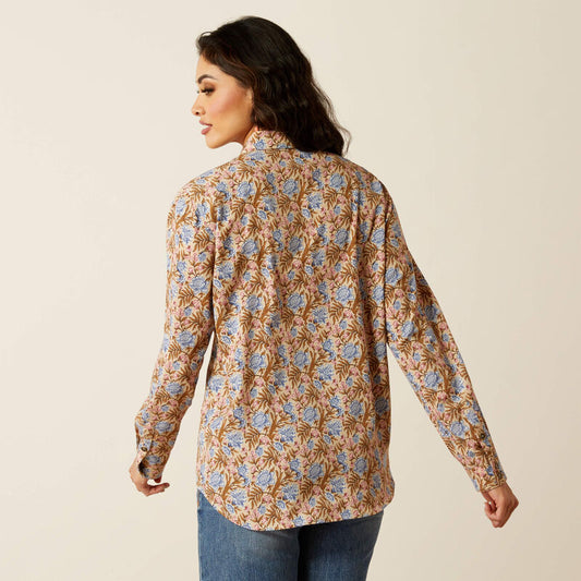 ARIAT WOMEN'S HOMESTYLE  BUTTON DOWN LONG SLEEVE SHIRT - PRAIRIE FLORAL