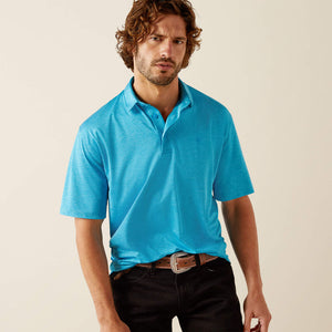 ARIAT MENS CHARGER 2.0 POLO - HAWAIIAN SURF