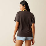 ARIAT WOMEN'S WE DON'T NEED ROADS TSHIRT - VINTAGE BLACK