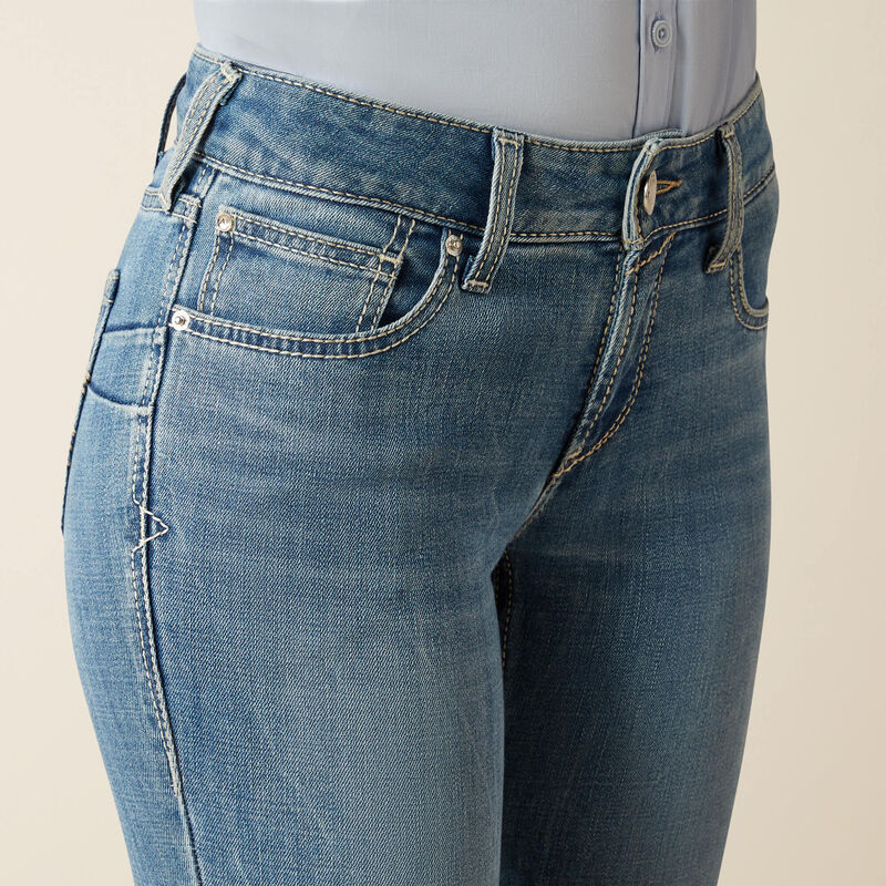 ARIAT WOMEN'S PERFECT RISE NAZ BOOT CUT JEANS - CRETE