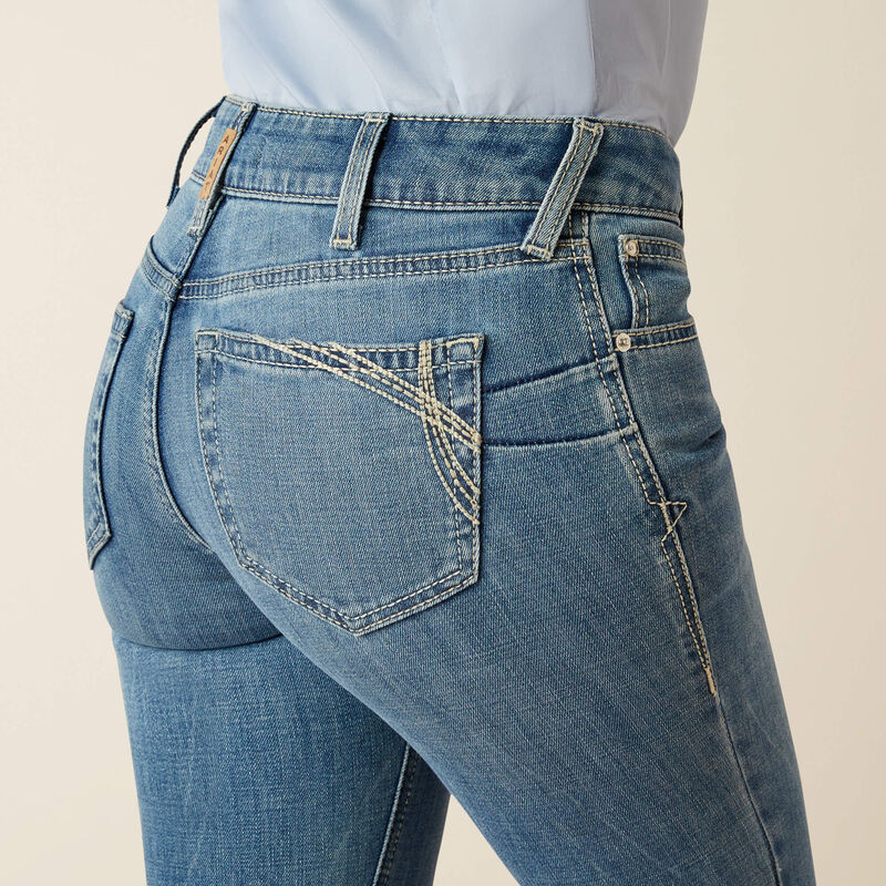 ARIAT WOMEN'S PERFECT RISE NAZ BOOT CUT JEANS - CRETE